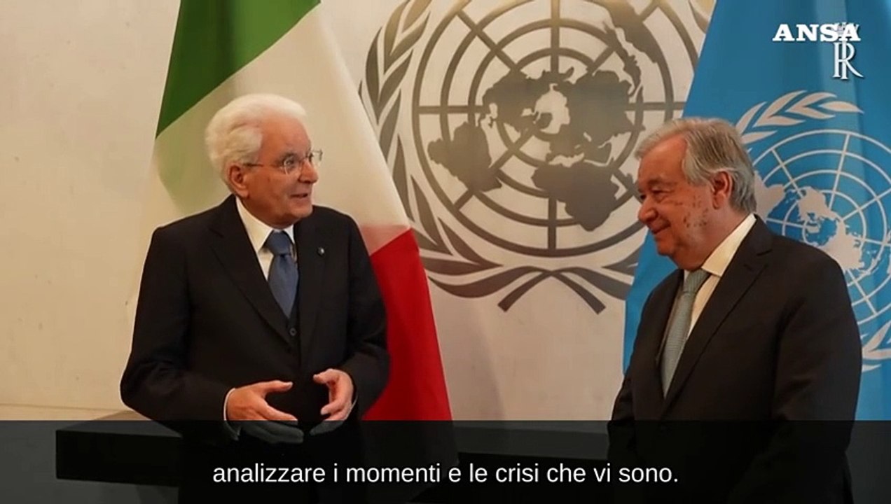 Mattarella: "Interrompere la spirale che aggrava i problemi"