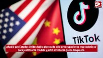 Acusa TikTok a Estados Unidos se 'intrusión extraordinaria en el derecho a la libertad de expresión'