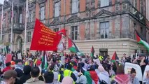 Centinaia in piazza a Malmö, in Svezia, protestano per Gaza e contro la partecipazione di Israele ad Eurovision