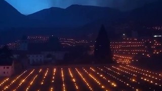 Les vignerons allument des milliers de feux pour lutter contre le gel
