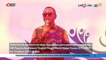 Kemensetneg Terima 51 Unit Sedan Listrik Premium BMW untuk KTT WWF 2024 di Bali