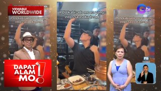 Lalaki, napasayaw sa Asoka trend habang nasa restaurant | Dapat Alam Mo!