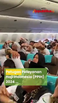 Cegah Kelelahan di Pesawat, Petugas Ikuti Senam Haji