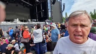 Nigel Quinn from Drumbeg in Co Down at his 20th or so Bruce Springsteen  concert