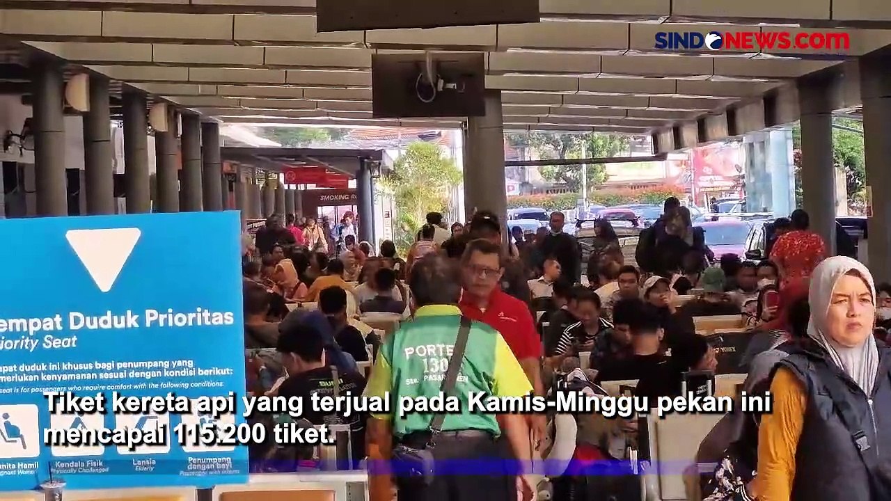 PT KAI: 115.200 Tiket Kereta Api Jarak Jauh Lud...