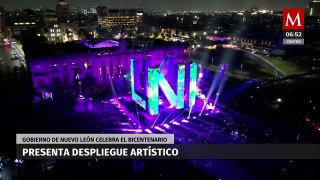 Nuevo León festeja su bicentenario con despliegue artístico en la Macroplaza