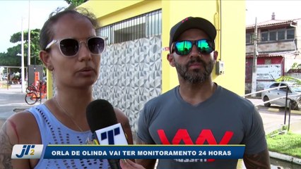 Orla de Olinda vai ter monitoramento 24 horas