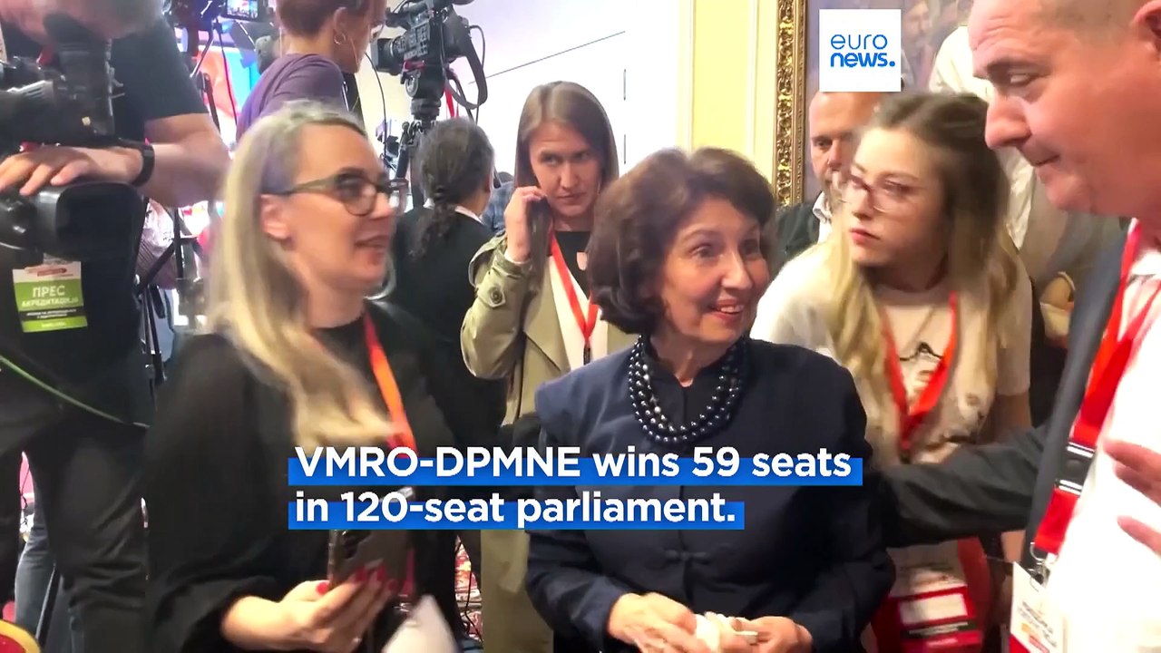 North Macedonia elects first woman president as...