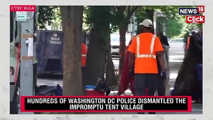 Dozens Reportedly Arrested As Police Clear George Washington