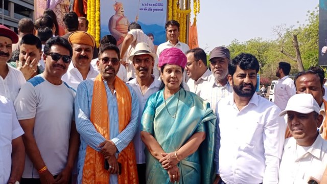 महाराणा प्रताप को किया याद, पुष्पांजलि अर्पित की