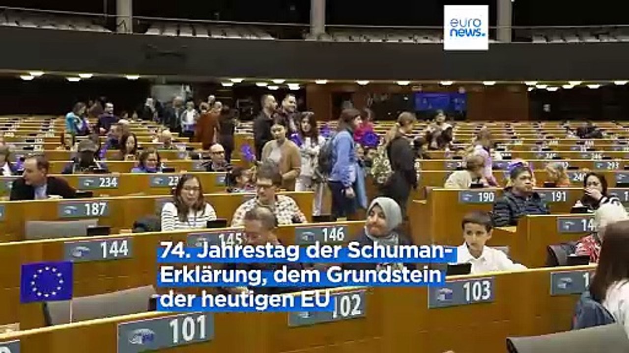 Vor den Europawahlen: EU feiert Europatag