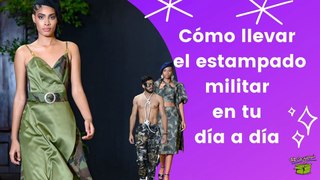 La diseñadora Alejandra Trujillo te muestra cómo usar la tendencia militar