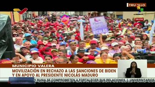 Presidente Maduro se dirige a los movilizados contra el bloqueo en el estado Trujillo