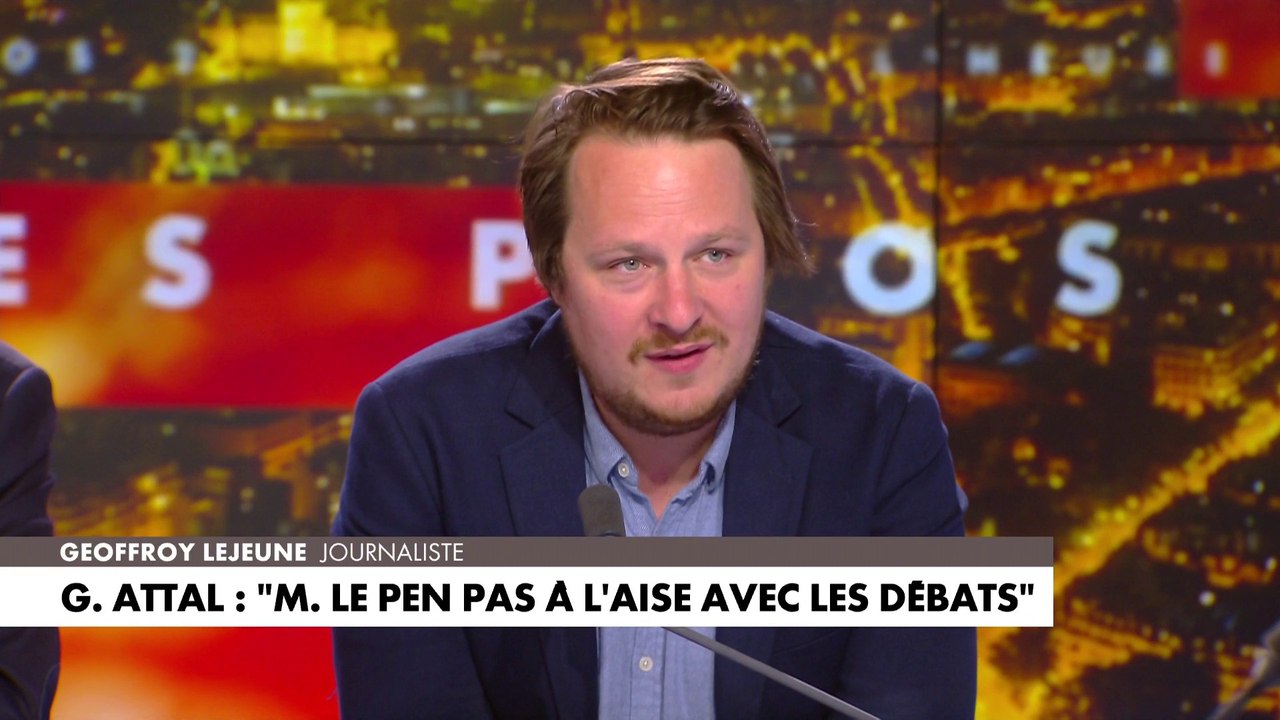Geoffroy Lejeune : «Le discours d'Emmanuel Macron et de Gabriel Attal, c'est le même que les communistes après l'échec de l'Union Soviétique.»