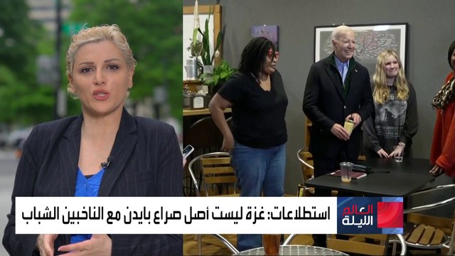 العالم الليلة | استطلاعات الرأي: الاقتصاد وليس حرب غزة يتصدر اهتمام الشباب الأميركي