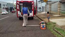 Mulher cai após sofrer mal súbito e é socorrida pelos Bombeiros no Bairro São Cristóvão