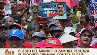 Pueblo Mirandino sale a las calles en rechazo a las sanciones impuestas por Biden