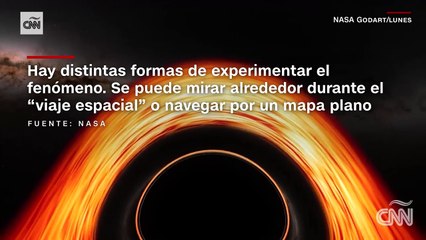 Este video de la NASA muestra qué pasaría si caemos en un agujero negro