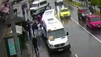 Dolmuşçular servis kiralayan öğrencilere saldırmıştı: Görüntüleri ortaya çıktı