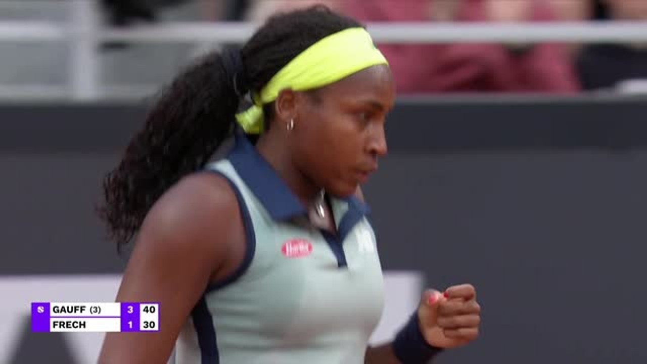 Rome - Gauff déroule face à Frech