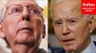 'Shameful Abdication Of Leadership': Mitch McConnell Hammers Biden For Withholding Israel Aid