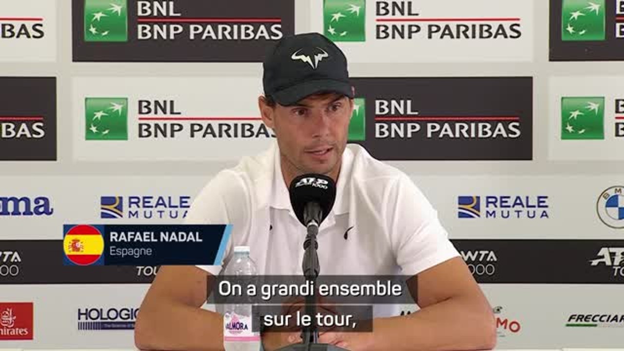Rome - Nadal : "Andy Murray a été le seul à se rapprocher du niveau de Novak, Roger et moi"