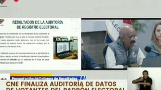 Autoridades del CNE realizaron proceso de auditoría y validación de votantes