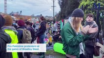 Pro Palestine protest at Bisalloy Steel | May 10, 2024 | Illawarra Mercury