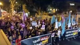 تظاهرات في تل أبيب تطالب بإيقاف الحرب على غزة وإعادة المحتجزين من القطاع