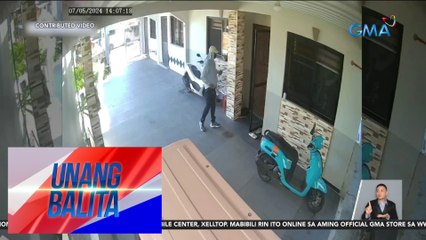 Huli-cam – Lalaking tila delivery rider, basta-basta pumasok sa isang bahay | UB