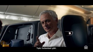 THY ünlü teknik direktör Jose Mourinho ile reklam filmi yayında!