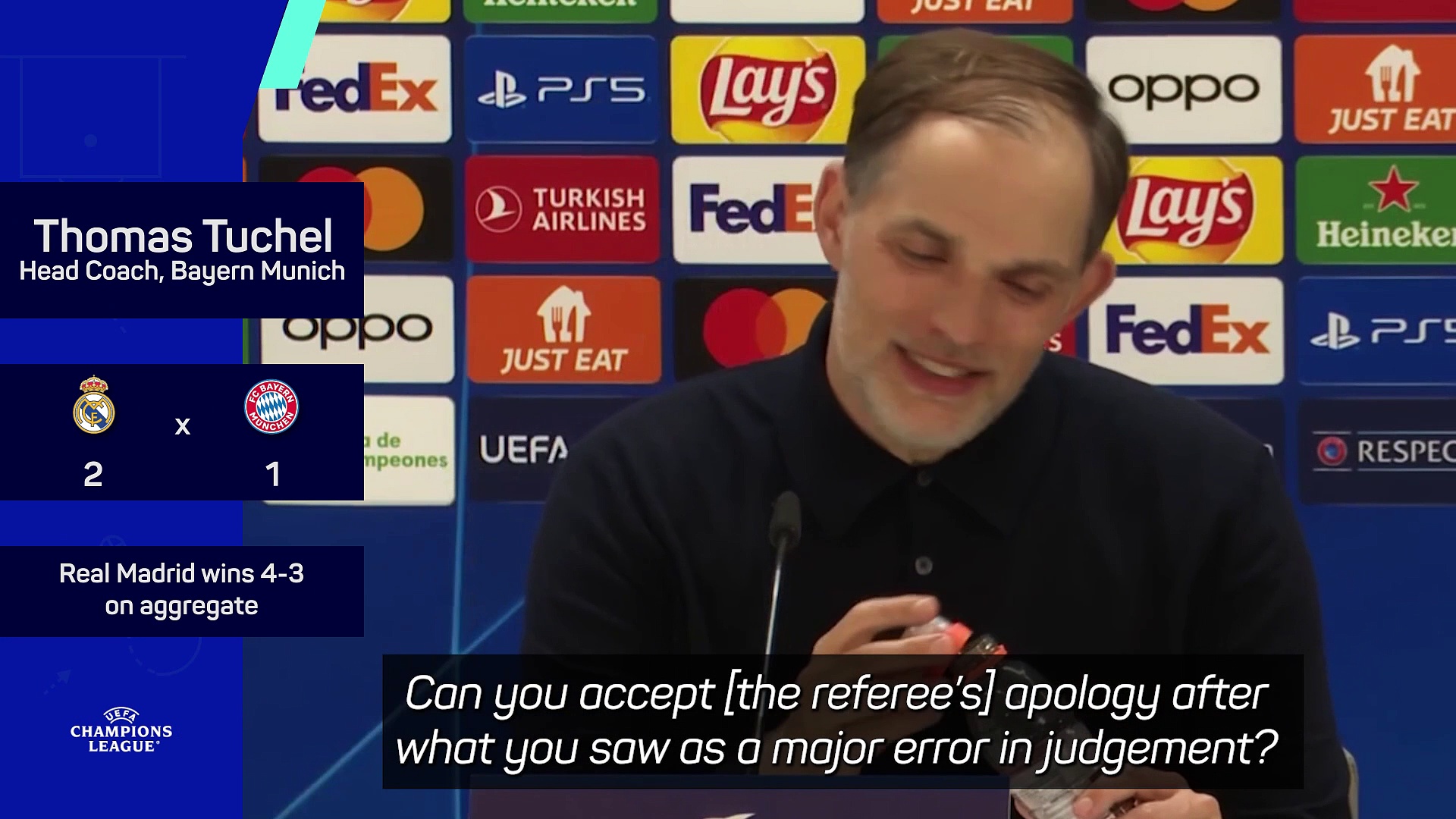 Tuchel refuses to acceptrefree's apology
