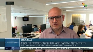 Catalanes se preparan para las elecciones al parlamento en España