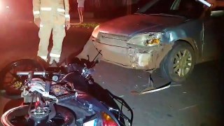 Motociclista fica ferido em acidente no Parque São Paulo