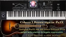 Korg Pa4X-Pa3X Gibson Browne