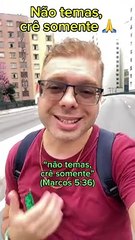 Não temas, crê somente 