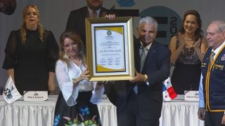 Acto de proclamación de José Raúl Mulino, presidente electo de Panamá