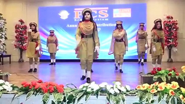 HAMARA PAKISTAN _ National Song Performance _School Tablo_ BY PCS SCHOOL SYSTEM ANNUAL FUNCTION 2023(360P)