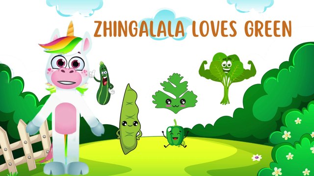 Zhingalala Loves Greens.Learn about vegetables |Play way activities for Preschoolers| Fun + Learning