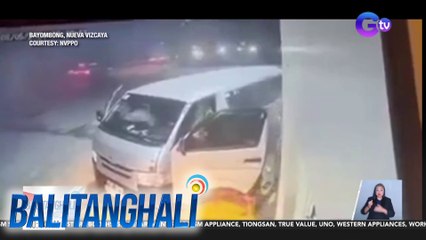 HULI-CAM - Van sa gasoline station, nabangga! | BT