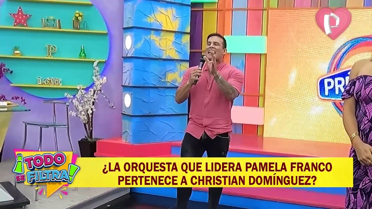 ¿La orquesta que lidera Pamela Franco pertenece a Christian Domínguez? Esto dijo el conductor de Préndete