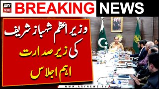 Important meeting chaired by PM Shahbaz - ARY Breaking News