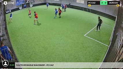 Faute de Basile Giacomini - FC CAZ