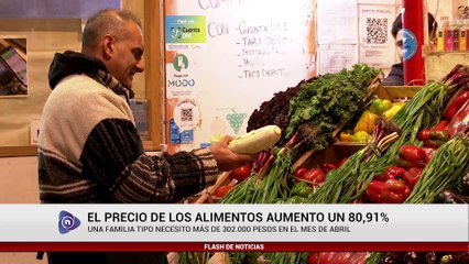EL PRECIO DE LOS ALIMENTOS AUMENTO