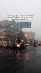 Chuva deve diminuir nos próximos dias em Gramado