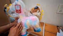 Unboxing and Review of FunZoo Huggable Unicorn, Husky Dog Soft Stuffed Toy High Quality Plush Toys For Kids Birthday Gift