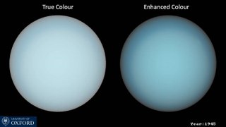 See Uranus' Seasonal Changes In Color- 168-Year Animated Time-Lapse