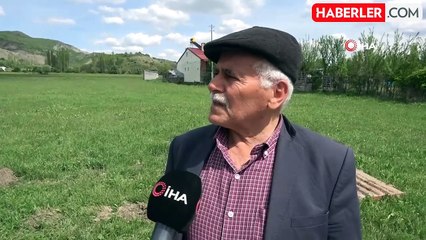 Sivas'ta terk edilen kar direkleri iklim değişikliğini gözler önüne serdi