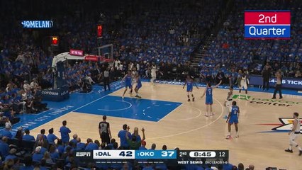 Скачать видео: Doncic double-double in Game 2 levels series for Mavs