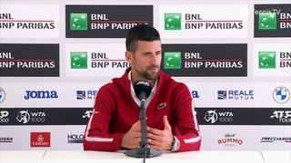 Tennis - Rome 2024 - Novak Djokovic before to start his tournament in Rome